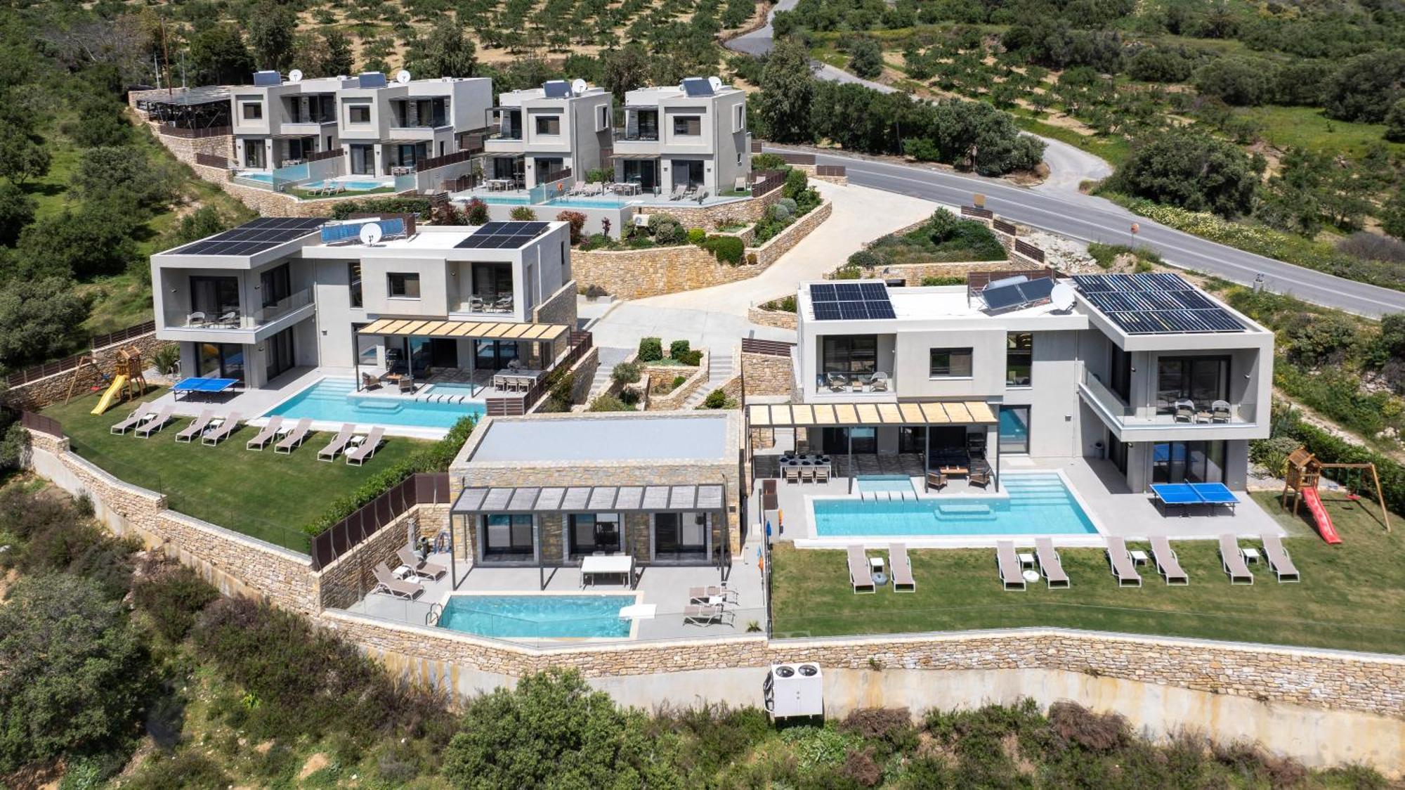 Porti Villas Aphrodite Asomatoi Exterior photo